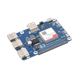 Cat-1/GNSS cappello per Raspberry Pi basato su SIM7670G modulo globale Multi-band LTE 4G Cat-1 supporto GNSS posizionamento - Product Image 1