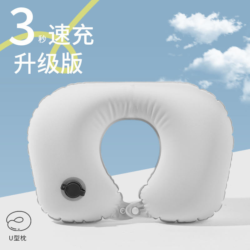 สีเทา - หมอนเดี่ยว (เป่าลม)