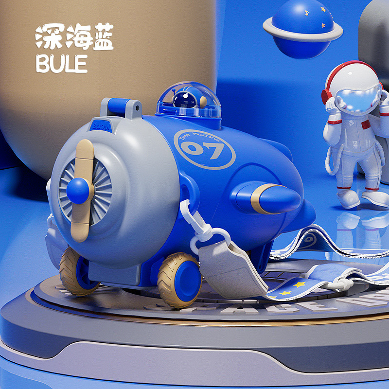 Small plane-deep blue