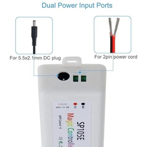 SP105E für Bluetooth APP Dimmer Magic LED Controller Adressierbarer programmier barer Pixel-LED-Streifen für WS2811 WS2812B - Product Image 4