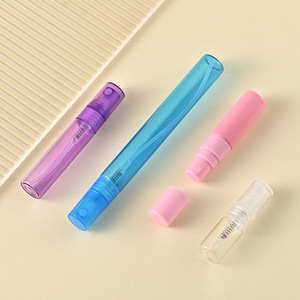 2ml 3ml <strong>5ml</strong> 10ml Travel Size pink Purple Blue Color <strong>Empty</strong> Glass Wholesale Refillable Perfume Atomizer