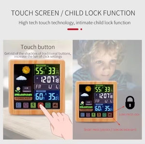 Digital LCD Table Clock <strong>Forecast</strong> Hygrometer Weather Station Alarm Clock Weather Station Digital Clock <strong>Forecast</strong> Weather <strong>Forecast</strong> - Product Image 3