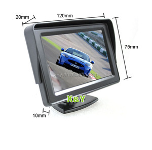 Monitor de visión trasera inversa TFT LCD a Color de 4,3 pulgadas para cámara trasera de coche Pantalla de 4,3 pulgadas Av Universal RGB Dashboard 1 año - Product Image 5