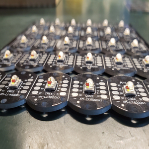 Leiterplatte hersteller kunden spezifische elektronische Leiterplatte Leiterplatte LED RGB W 5W Leiterplatte einseitiges Leiterplatten-LED-Modul mit Linse - Product Image 5