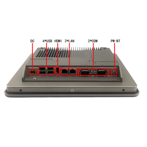 Pantalla táctil capacitiva resistiva de 12,1 pulgadas I5 8265U 2 COM 3 LAN 4 USB3.0 PC de panel industrial integrado - Product Image 2
