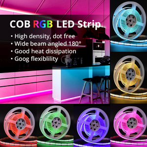 Commercial Dream <strong>RGB</strong> DC 24V Magic Digital COB Light Strip RGBIC Soft Smart Addressable Magic <strong>RGB</strong> COB <strong>LED</strong> Strips Light - Product Image 3