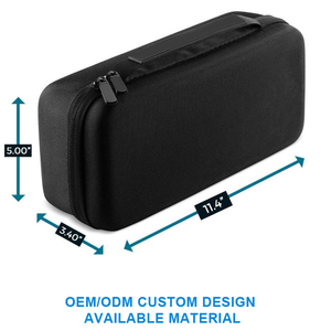 Taşınabilir siyah moda Eva malzeme koruyucu kabuk taşıma kutulu alet kutusu depolama araçları elektronik durumda korumak için - Product Image 5