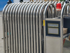 Hnt Telescopic đường lái xe cơ giới hàng rào trượt hệ thống cổng Chính tự động mở rộng kho ngoài trời trượt cổng có thể thu vào - Product Image 6