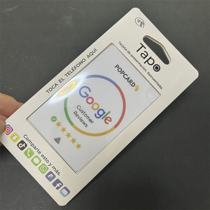 Unique Design Smart URL Write Custom Programmable QR <strong>Code</strong> Business RFID Card Packaging Google Review Card Nfc - Product Image 4