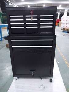 Ce认证的8抽屉金属滚动工具箱和橱柜，带密码锁铁工具储物手推车来样定做 - Product Image 4