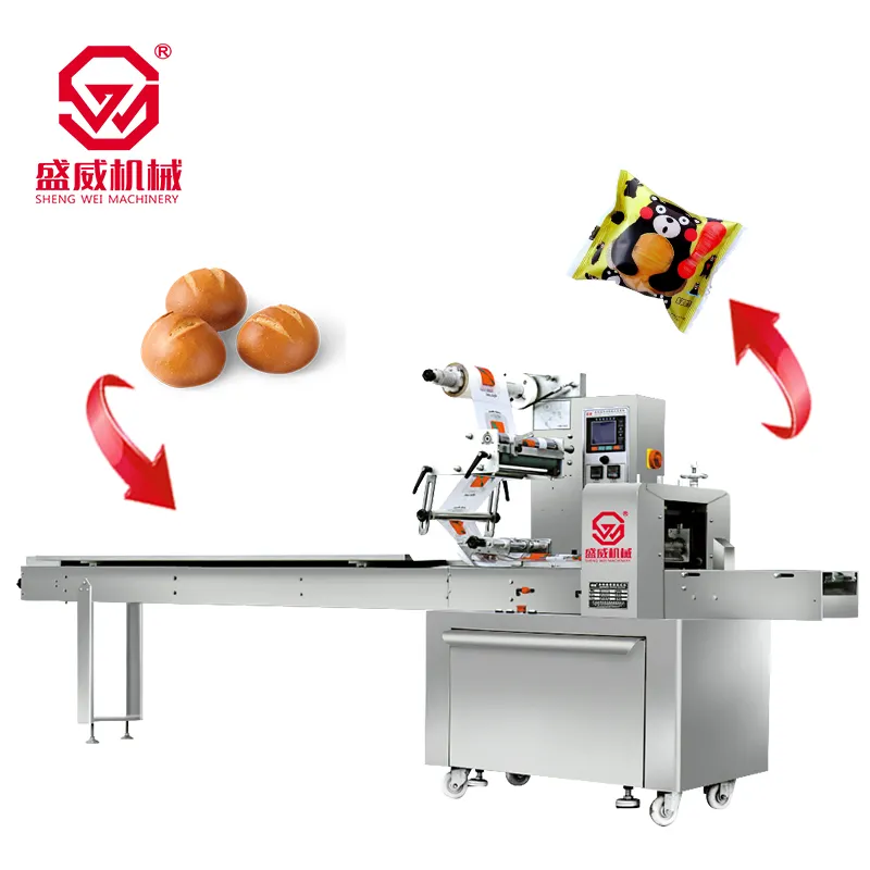 Shengwei Machinery вспомогательный бандаж для мастики, салфетки для лица, туалетная бумага, палочки для еды, машина для упаковки печенья, хлеба