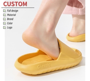Neue Custom Logo EVA Slides für Hausschuhe mit PU-Futter Made in China Mit Schuhkartons - Product Image 2