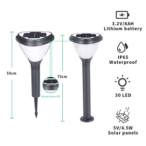 Modern Solar Landscape Light 5V Outdoor Landscape <strong>Yard</strong> Garden Lawn Path <strong>Lamp</strong> - Product Image 4