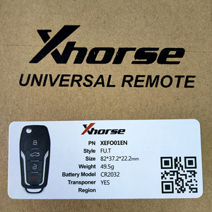 ユニバーサルキー4ボタンXhorseKey XEFO01ENスーパーリモートとVVDIXT27スーパーチップXhorsevvdiキー - Product Image 3