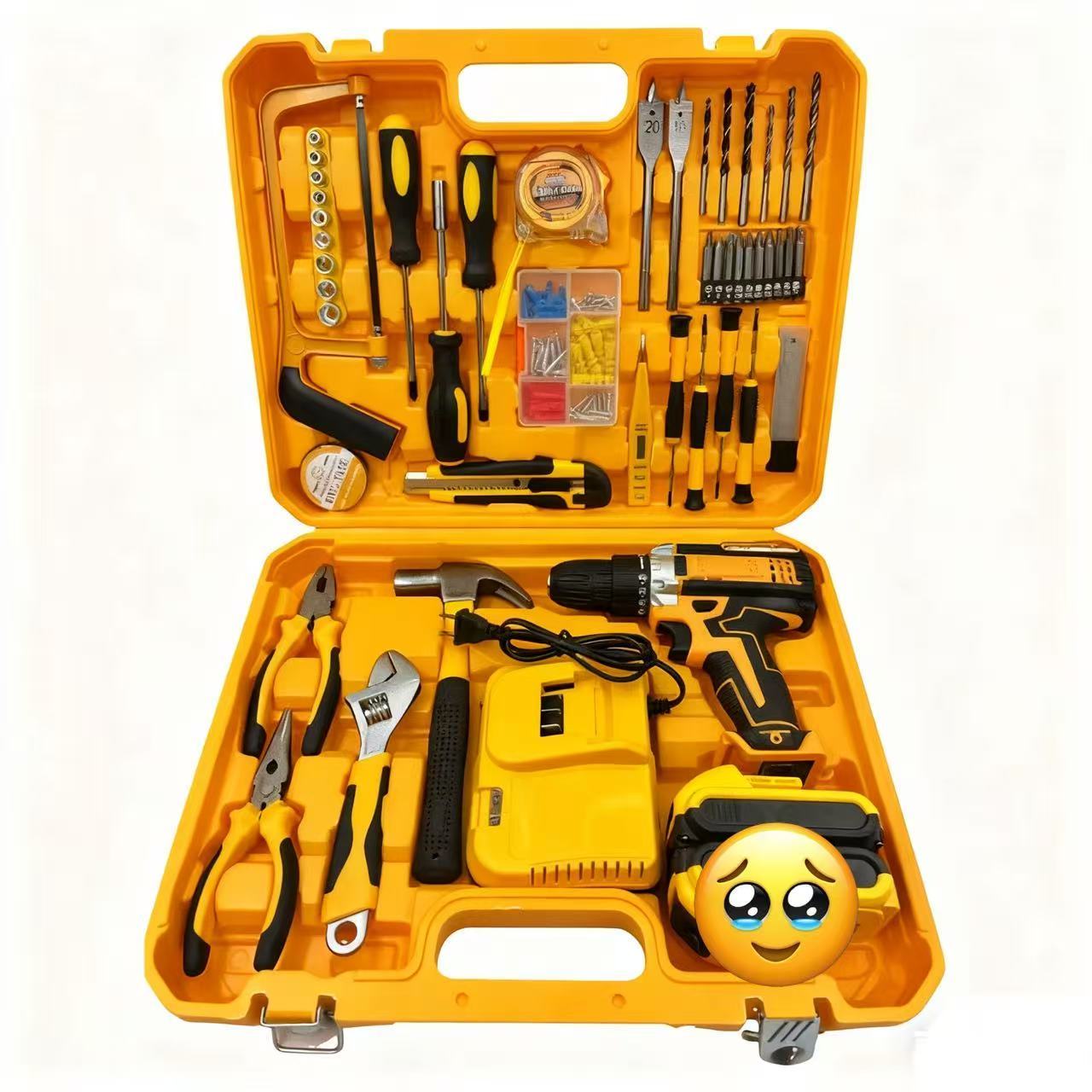 Boîte extérieure jaune avec 1 piles