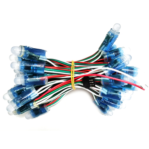 DC5V 12V Ws2811 12mm20mmシングルおよびRGBフルカラーポイントライト2811色変更1903 DMXアドレス指定可能なLedストリングピクセルライト - Product Image 1