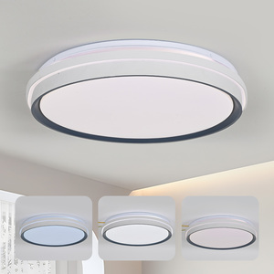 2025新款圆形亚克力三色变光吸顶灯120w Ac220v高显色50厘米家居装饰发光二极管照明 - Product Image 4