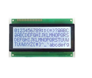 20x4 <strong>character</strong> <strong>LCD</strong> display module with yellow green color