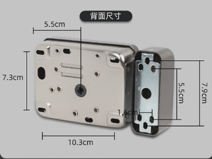 インテリジェントデジタル電子スマートセキュリティロックBluetoothハンドル付き3キータッチキーパッドスクリーン研磨仕上げ - Product Image 5