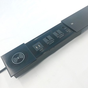 Cubierta deslizante Toma de corriente de escritorio con cargador inalámbrico Montado en muebles Toma de corriente de mesa USB multifunción - Product Image 5