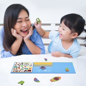 工厂定制磁石拼图书装扮娃娃玩具儿童磁石书 - Product Image 6