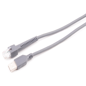 1m Micro-USBタイプスマート3A高速充電USB RS232 RJ50コンソールケーブルコンピュータスキャナーバーコードスキャナーPVC TPEジャケットブレイド用 - Product Image 4