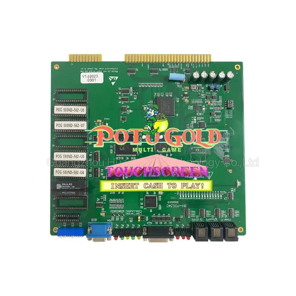 HJKX 냄비 O 골드 580 게임 보드 POG 게임 기계 T340 PCB