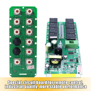 ECD-Q800E 10% di sconto 8 tasti a gancio a velocità singola tipo a doppia trave carroponte radiocomando industriale