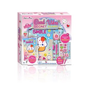 Kızlar çocuklar için kilit ile özel sevimli gizli günlüğü Set dergisi okul yazma ve çizim için seyahat not defteri hediye seti - Product Image 3