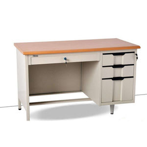 Modern Design Foldable Office Furniture Top Selling <strong>Computer</strong> Desk with <strong>Three</strong> Iron MDF Drawers <strong>for</strong> Home School Living Room Use - Product Image 1