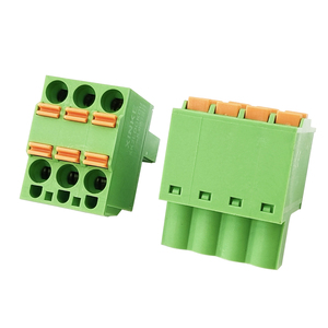 <strong>Double</strong> Bank <strong>Spring</strong> Female <strong>Terminal</strong> <strong>Block</strong> Connection Pitch 5.08MM - Product Image 5