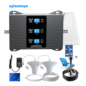 Ayissmoye Tri ban nhạc tín hiệu tăng cường 5G <span class=keywords><strong>3G</strong></span> trong nhà ăng ten điện thoại di động tốt nhất GSM di động Bộ khuếch đại wifi 4G tín hiệu tăng cường - Product Image 1