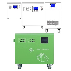 Tragbare DC AC Hybrid Solar Wechsel richter Ladegerät Batterie USV Energie speicher Generator System Box Kit PWM Controller Regler - Product Image 4