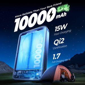 LISEN hakiki QI2 kablosuz manyetik Stand güç banka 10000mAh taşınabilir şarj PD Apple Samsung cihazlar için 3.0 hızlı şarj - Product Image 6