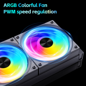 SNOWMAN 240mm RGB LED Procesador Ultra silencioso Alto rendimiento PWM Controlado CPUs Sistema de refrigeración por agua con radiador disipador de calor - Product Image 6