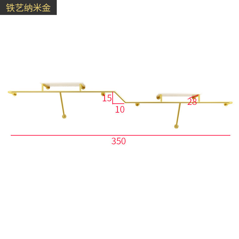 Nano gold white plate-350cm long