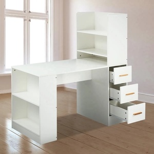 Wooden <strong>Computer</strong> <strong>Table</strong> Storage Rack 3-Drawers Study and Writing Desk <strong>for</strong> Home Office or Living Furniture Sets - Product Image 4