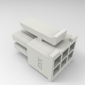 X3025HM-2x03-N23.00mm Wire-to-Wire Connector (MX43020/43025) Male HSG 2x03P X3025HM-2x03-N2 - Product Image 5