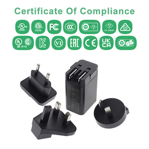 Evrensel değiştirilebilir ab abd İngiltere AU tak tek/çift USB bağlantı noktası 5V global 2.1A 1.5A 2.4A 2.5A USB şarj aleti küresel sertifikaları ile - Product Image 3