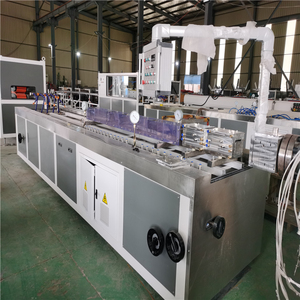 UPVC窗门框制造机WPC PVC型材挤出生产线交流电机塑料挤出机厂家 - Product Image 3
