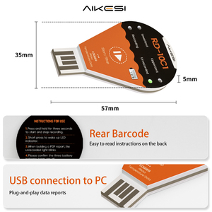 AIKESI RD-10C1 Low Cost Single Use <strong>Temperature</strong> Data <strong>Logger</strong> for Cold Chain With Easy USB Data <strong>Logger</strong> - Product Image 2