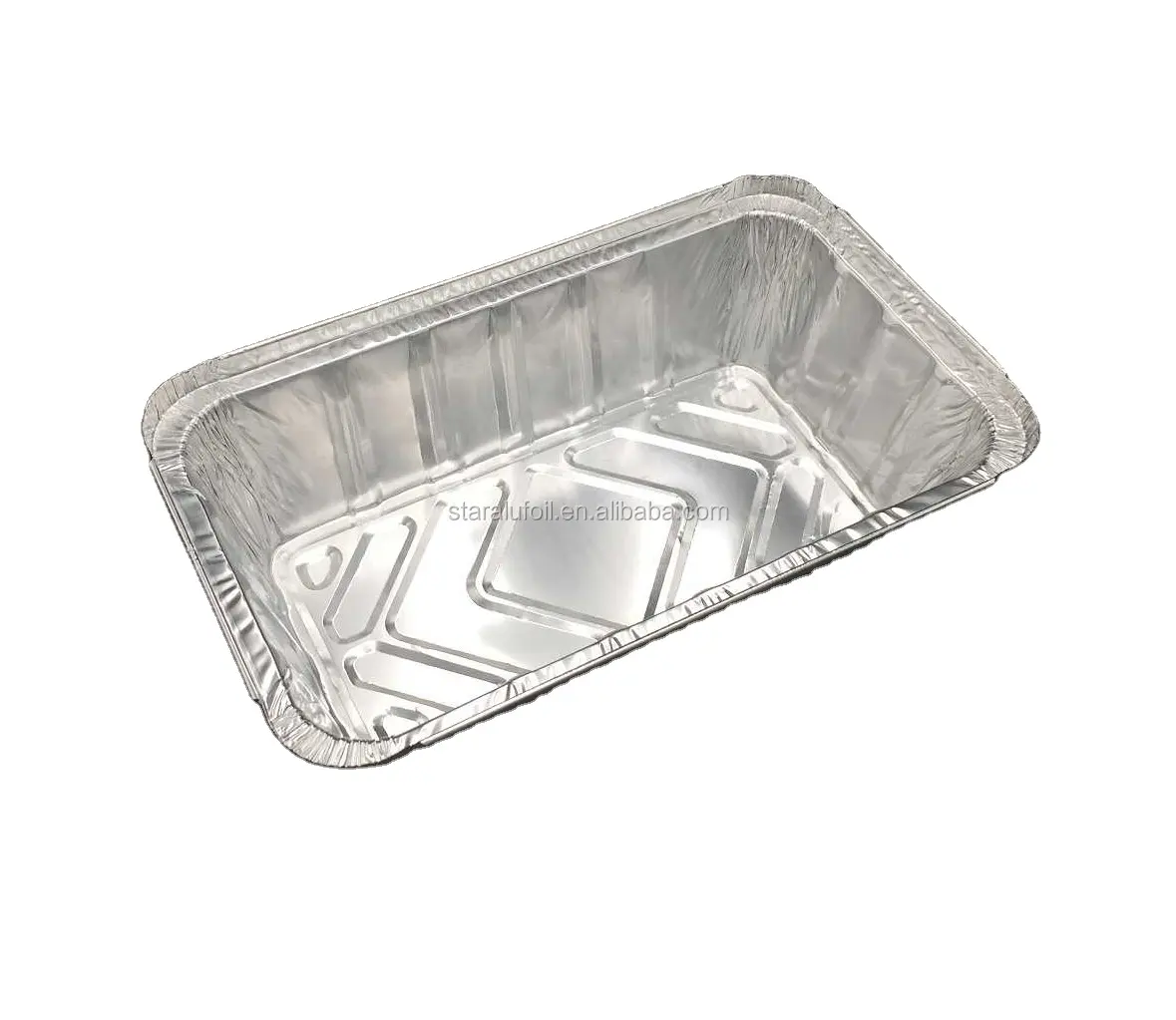 Rectangular Aluminum Foil Container Disposable Metal Tableware Barbecue And Baking Utensils With Foil Lid Aluminium Lunch Box