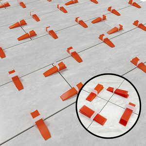 Tegel Nivellering Spacer Vloer Nivellering Wiggen En Clips Tegel Spacers Pair Nivellering Systeem Vloer Porseleinen Leveler - Product Image 1