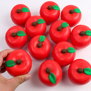 Bán buôn tùy chỉnh PU bọt căng thẳng bóng táo phục hồi cảm giác lo lắng cứu trợ bóp đồ chơi tùy chỉnh in logo Quà tặng khuyến mãi - Product Image 4
