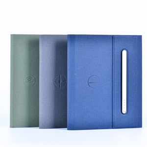 Cuaderno promocional de negocios A5 impreso personalizado para hacer Bloc de notas adhesivo cuaderno multifunción con carga inalámbrica - Product Image 1
