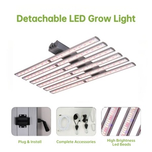 แถบไฟ LED สำหรับปลูกพืช4x6 4x8ฟุตปรับสเปกตรัม UV IR 3ช่อง - Product Image 6