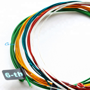 Wholesale Price Colorful Alloy Bronze <strong>String</strong> Colored Acoustic 6 Guitar <strong>Strings</strong> Set for Folk Guitars - Product Image 4