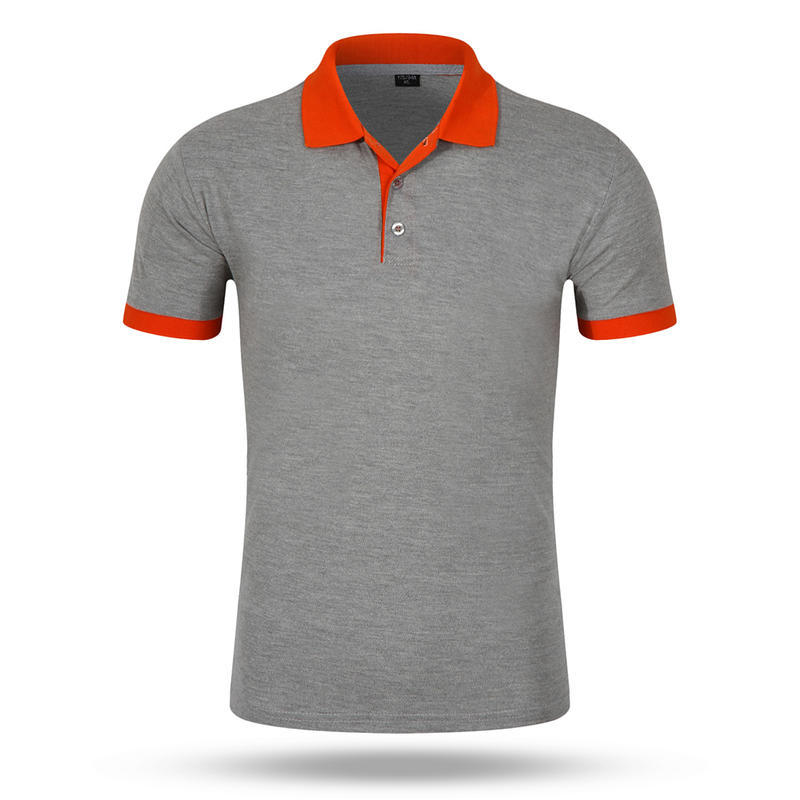 Gris avec des rayures orange
