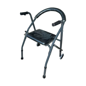 ウォーカーローレーターシート付き大人用ウォーキングエイズ2輪ハンドブレーキ折りたたみ式 - Product Image 6