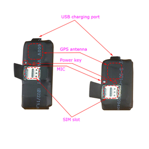S3 S7 GPS 跟踪器 GSM GPS Wifi 定位器 ZX303 模块报警 Web 应用程序跟踪 tf卡录音机实时 SMS 1000 mah 电池 - Product Image 2